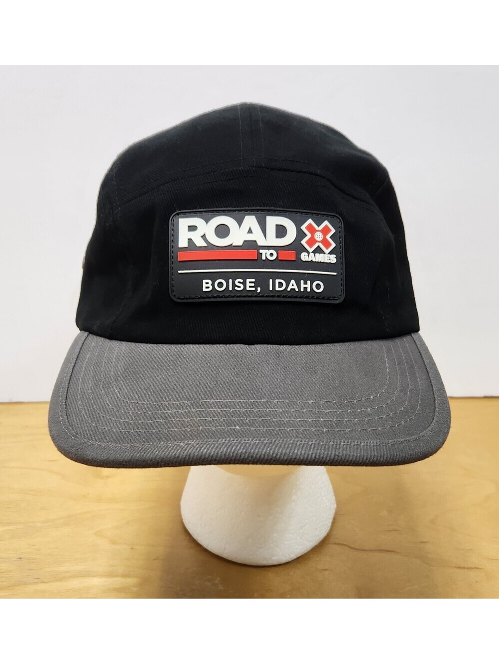 Road To X Games Boise Idaho Hat Cap 5 Panel Camper Skate BMX Adjustable Black